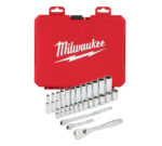 1/4 Drive 28pc Ratchet+Socket Set Metric