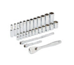1/4 DRIVE 28 PC RATCHET + SOCKET SET METRIC - Image 3