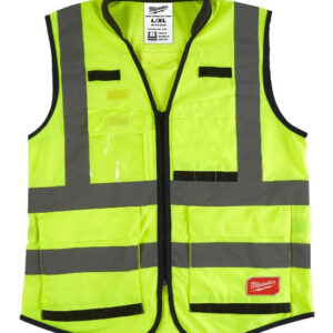 Prem. Hi-Visibility Vest Ye. - L/XL -1pc