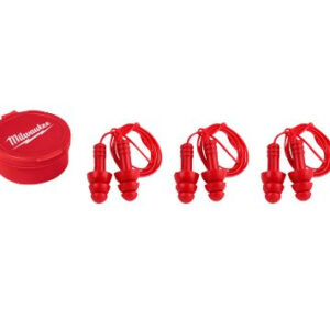 REUSABLE CORDED EAR PLUGS - 3PC