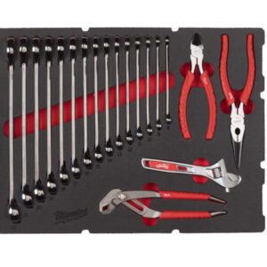 Spanner + Plier PACK. Foam Insert 19pc